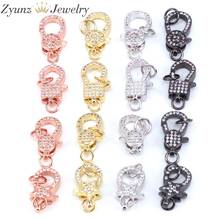 10PCS, Flower Geometric Lobster Clasp Hooks For Necklace Bracelet Chain DIY Jewelry Accessory Findings & Components 2024 - buy cheap