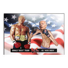 Donald trump vs biden pintura eleição presidencial posters e cópias da arte da parede para sala de estar decoração casa 2024 - compre barato