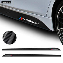 2pcs New Performance Styling Car Side Skirt Sticker decal stripes for BMW M sport f20 f22 f32 f80 f82 f30 f31 Accessories 2024 - buy cheap