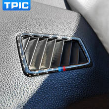 Tema de fibra de carbono condición de aire del coche Salida de embellecedor de Marco pegatinas para BMW E90 E92 E93 2005-2012 Serie 3 accesorios de Interior de coche 2024 - compra barato