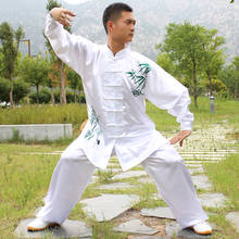 Wushu uniformes de dança tradicional chinês 110-180cm, para crianças adultos, traje de performance de cetim de ginástica de manhã 2024 - compre barato