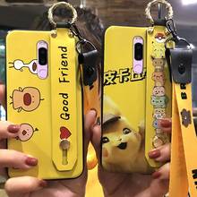 Lanyard Phone Case For Meizu X8 6.2-inch Delicate TPU Silicone Cover Phone Holder Shockproof Cute Cartoon Series 2024 - buy cheap
