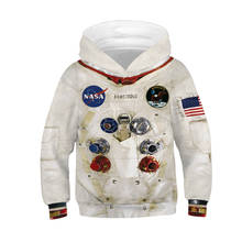 3D Astronaut Hoodies Kids Cosplay Costume Clothes Boys Hoodies Children Sweatshirt Teen Girl Hoodie Pullover Tops 2024 - buy cheap