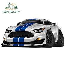 Earlfamily 13cm x 6.1cm moderno americano músculo carro dos desenhos animados estilo do carro janela pára-choques tronco decoração carro engraçado adesivos 2024 - compre barato