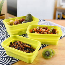 300/500/800/1200ml Collapsible Silicone Lunch Box Container Portable Microwave Home Kitchen Food Storage Bento Box Eco-Friendly 2024 - buy cheap