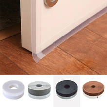 Sealing Tape Door Stopper Noise Insulation Wall Soundproofing Self-Adhesive Tape Silicone Rubber Door Bottom Sweep Strip 2024 - buy cheap