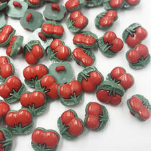 100 pces u escolher botões de plástico vermelho botão de costura diy artesanato pt34 2024 - compre barato