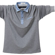 Мужская рубашка-поло, весна-осень 2020, мужская деловая Повседневная рубашка-поло с лацканами 2024 - купить недорого