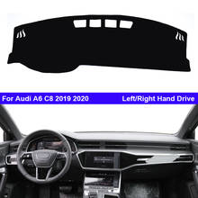 Car Inner Dashboard Cover For Audi A6 C8 2019 2020 2021 Auto Dash Mat Carpet Sun shade Dashmat Rug Cushion Car styling 2024 - buy cheap