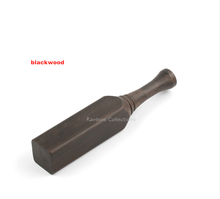 Martelo de alimentos com martelo de madeira, comprimento de 245mm, largura e 42mm, martelo de madeira negra natural 2024 - compre barato
