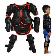 For Height 1-1.7m Youth Child Kids Body Protect Vest Armor Motocross Cycling Skiing Skating Scooter elbow Knee guard 2024 - buy cheap