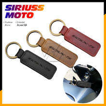 Motorcycle Cowhide Keychain Key Ring Case for Suzuki GSX-S 300 750 1000 GSX-S750 GSX-S1000 KATANA 2024 - buy cheap
