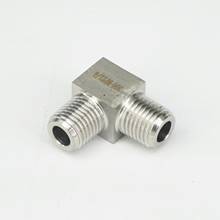 Pressure 250 Bar 1/4" NPT Male Elbow 304 Stainless Steel  Pipe Fitting Water Gas Oil 2024 - buy cheap