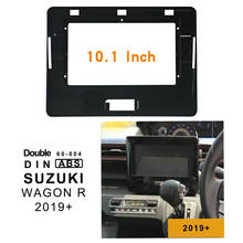 10.1 Polegada 2din carro fascia para suzuki wagon r 2019 + painel estéreo montagem traço instalação duplo din dvd quadro in-dash 2024 - compre barato