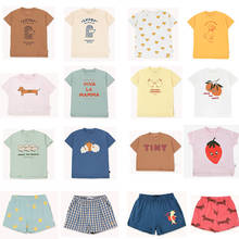 EnkeliBB 2020 New Toddler Boy Girl Fashion Brand T Shirts Baby Cotton O Neck Tops For Summer Strawberry Orange Print Child Tees 2024 - buy cheap