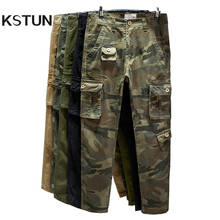 Cotton Cargo Pants Men Straight Cut Tactical Military Overalls Multi Pocket Camouflage Pants Khaki Pants Man Trousers Sweatpants 2024 - buy cheap