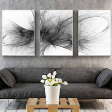 Cuadros de pared de estilo abstracto para sala de estar, póster de arte blanco y negro, pintura de lienzo, decoración del hogar 2024 - compra barato