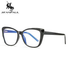 JIFANPAUL-gafas con montura de luz azul para miopía, lentes ópticas, polígonos, para hombre y mujer, ordenador 2024 - compra barato