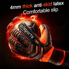New Design Professional Soccer Goalkeeper Glvoes Latex Finger Protection Children Adults Football Goalie Gloves 2024 - купить недорого