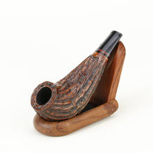Высококачественная деревянная труба Briar, металлический фильтр 3 мм, табачная труба, подарочный набор, мини курительная труба Briar 2024 - купить недорого