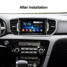 Novo produto ips 2din android 8.1 rádio do carro multimidia player de vídeo navegação gps para kia sportage kx5 2016 2017 2018 unidade principal 2024 - compre barato