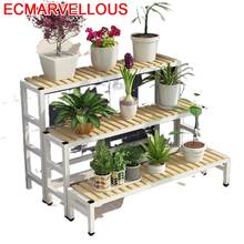 Bunga Suporte Flores Jardin Wood Estanteria Para Soporte Plantas Interior Ladder Balcony Rack Outdoor Flower Shelf Plant Stand 2024 - buy cheap