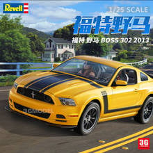 1/24 Revell Сборная модель игрушечного автомобиля Ford Mustang Boss 302 2013 Пластиковая Сборная модель автомобиля панели #07652 2024 - купить недорого