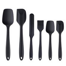 LMETJMA 6 Piece Silicone Spatula Set Non-Stick Heat-Resistant Spatulas Turner for Cooking Baking Mixing Baking Tools KC0320 2024 - buy cheap