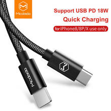 MCDODO USB Type C PD Cable USB-C to For iPhone Quick Charge Mobile Phone USB Charger For iPhone 11 Pro XS MAX XR X 8 7 6 Plus 2024 - buy cheap