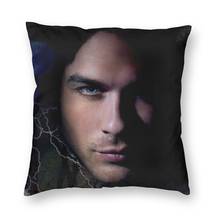 The Vampire Diaries Cushion Cover 45x45 Home Decorative Printing Damon Salvatore Throw Pillow for Car Double Side 2024 - buy cheap