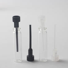 Mini frascos de vidro para óleo essencial vazio, frascos pequenos de perfume com 30 peças de 1ml 2ml 3ml, recipientes de teste de aromaterapia líquida 2024 - compre barato