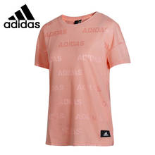 Adidas GFX-Camiseta de punto para mujer, ropa deportiva de manga corta, novedad Original 2024 - compra barato