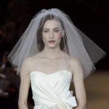 Véu de noiva com pente para mulheres, acessório elegante, branco, marfim 2024 - compre barato