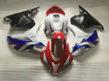 Kit de carenagem com moldes de injeção para honda, cbr600rr, 09, 10, 11, 12, cbr, 600 rr, f5, 2009, novo, branco, azul, vermelho, conjunto + presentes, he19 2024 - compre barato