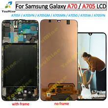 Pantalla LCD táctil para móvil, digitalizador para Samsung Galaxy A70, A705, A705F, A705F/DS, piezas de repuesto 2024 - compra barato