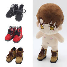 Sapatos para bonecas bjd 5cm, 1/6, mini botas de bonecas exo de 20cm, para bonecas de 14.5 polegadas, sapatos artesanais, acessórios de brinquedo de bonecas 2024 - compre barato