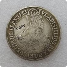 Polonia: talar-vladislaw IIII 1633 Torun copia conmemorativa monedas-monedas réplica medalla colección de monedas 2024 - compra barato