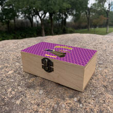 Caja de almacenamiento de madera estilo nido de abeja con bandeja rodante, caja de almacenamiento de tabaco de madera Natural y hierbas para accesorios de tuberías 2024 - compra barato