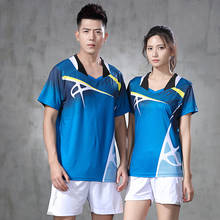 Camiseta deportiva de bádminton para hombre, camisa de golf/Tenis, Tenis de mesa, jersey corto de Tenis, 2020, novedad de 3011 2024 - compra barato