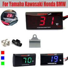 Koso-termômetro para motocicleta, medidor de temperatura da água para moto, yamaha mt 07, mt07, xmax, xmax300, pcx 150, nmax, bwm kawasaki 2024 - compre barato