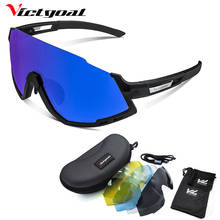 VICTGOAL-gafas polarizadas de ciclismo para hombre, lentes de sol deportivas con protección UV400 para ciclismo de montaña, pesca, correr, 5 lentes 2024 - compra barato