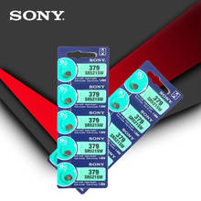 10 Uds Sony 100% Original 379 SR521SW D379 SR63 V379 AG0 pilas botón para reloj pila de moneda hecho en Japón 100% Original de la marca 2024 - compra barato