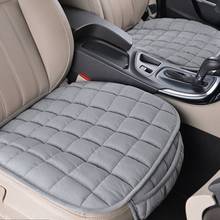 Capa antiderrapante para assento de carro, almofada respirável para assento dianteiro universal de inverno b36b 2024 - compre barato