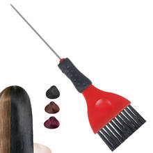 Escova de tingimento de cabelo, pente de plástico para tingimento de cabelo, ferramentas de estilo diy, escova de salão, barbeiro para colorir, 1 peça 2024 - compre barato