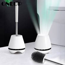 Toilet Brush Silicone Soft Cleaning Brush Head For Toilet Long Handle Cleaning Tool With Base Bathroom Accessories 2024 - buy cheap