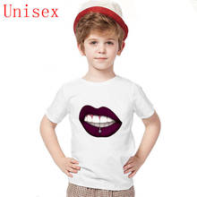 Mouth Girl Feminist Lips Lipstick Mouth Mouth Piercing mouth mask T-Shirt teenage girls clothing shirts for teenage girls tees 2024 - buy cheap