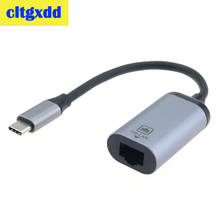Ethernet-адаптер USB Rj45, 100 Мбит/с, сетевая карта Type C в RJ45, конвертер для Macbook, ноутбука, Windows, проводной Интернет-кабель 2024 - купить недорого