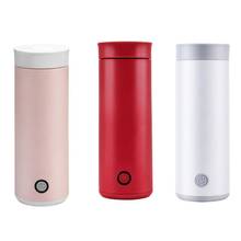 Portable Travel Electric Heating Bottle Water Cup Mini Smart Thermos Teapot 27RD 2024 - buy cheap