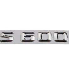 Chrome 3D ABS Plastic Car Trunk Rear Letters Badge Emblem Decal Sticker for Mercedes Benz S Class S600 2024 - buy cheap