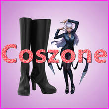 LOL KDA Evelynn Black Cosplay Shoes Boots Halloween Canival Cosplay Costume Accessories 2024 - buy cheap